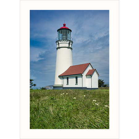 'Cape Blanco Lighthouse' - Photography Note Card