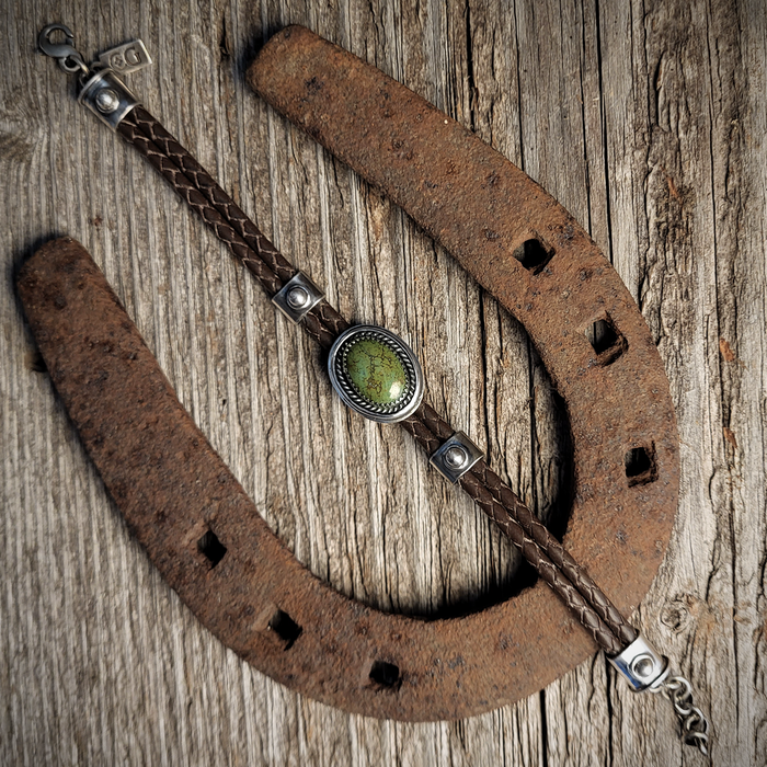 Cowgirl Essential - Silver & Turquoise Bracelet