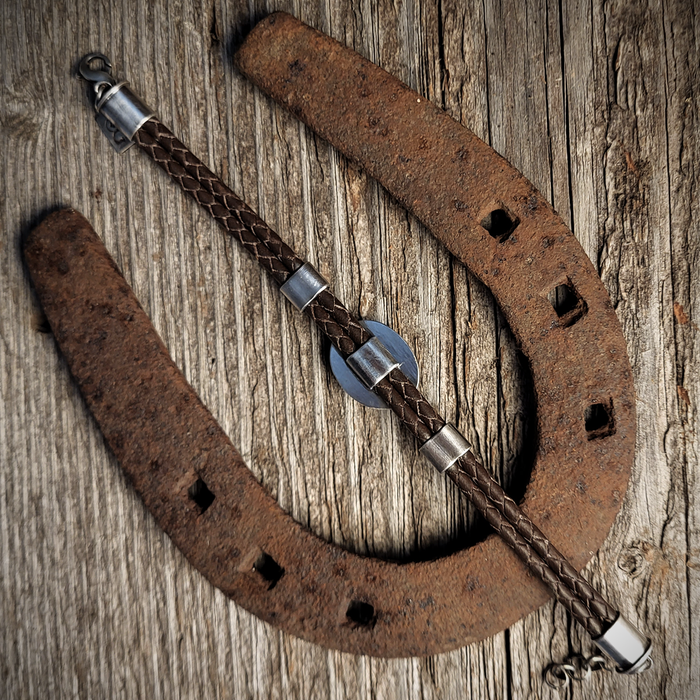 Cowgirl Essential - Silver & Turquoise Bracelet - Back